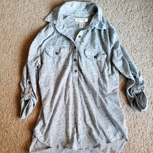 Grey Aeropostale Buttoned Shirt Size XS